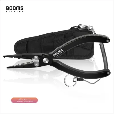 Рыболовные плоскогубцы Booms Fishing X03 с экстрактором крючка