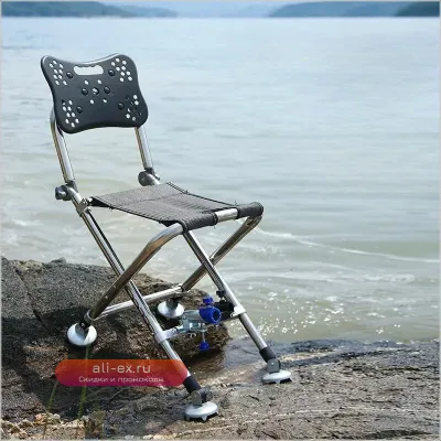 Складной стул для рыбалки из нержавеющей стали Specialized Fishing Equipment