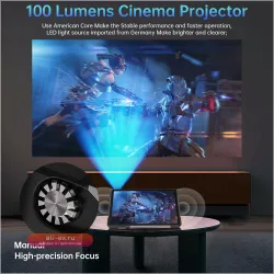 Защищенный планшет Unihertz 8849 TANK PAD E с проектором, 21000 мАч, 120 Гц, IP68/IP69K, 24ГБ+512ГБ, Android 14