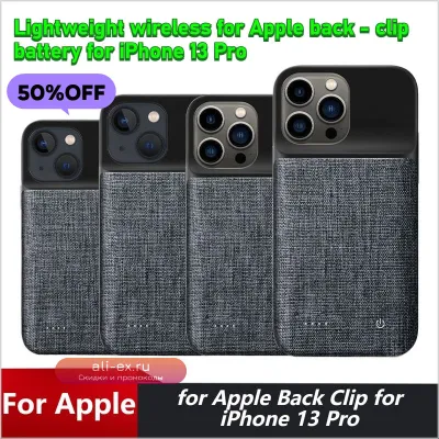 Чехол-батарея For Apple Back Clip с подставкой для iPhone 13 Pro