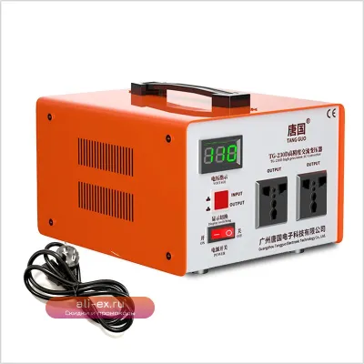 Трансформатор понижающий 1500W 220V-110V однофазный