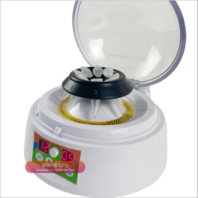 Микроцентрифуга лабораторная Mini 3000-12000 об/мин, 100-240В, для медицинских и научных лабораторий