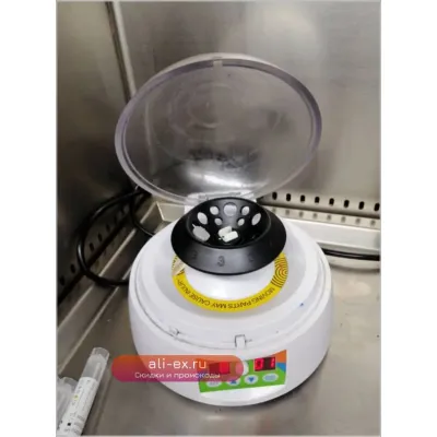 Микроцентрифуга лабораторная Mini 3000-12000 об/мин, 100-240В, для медицинских и научных лабораторий