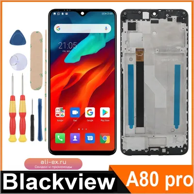 Дисплей для Blackview A80 Pro/A80 Plus 6.49" FHD+ с сенсором и рамкой