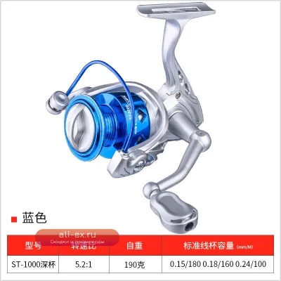 2025ST Электроокрашенная легкая катушка для дальнего заброса, для морской рыбалки, анти-фриз, шелковистая