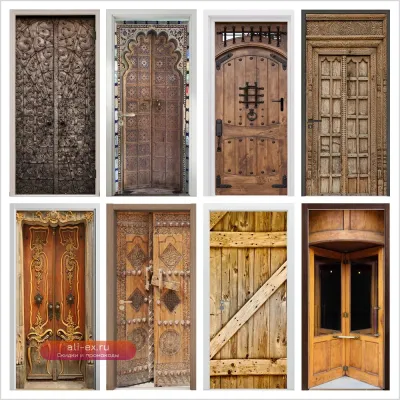 Декоративные водостойкие наклейки на стекло двери спальни "Амоксициллин" (имитация)