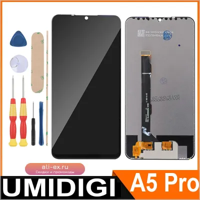 Дисплей в сборе с сенсорным экраном и рамкой для UMIDIGI A5 Pro 6.3" FHD+