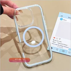 Чехол для iPhone 16 INS-стиль минимализм, конфетный цвет, магнитный, противоударный