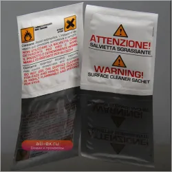 Салфетки для очистки оптоволокна IPA 99.7% Pre-Moistened Alcohol Wipes IPA-75, безпылевые, для FTTH, ELINK 100 шт.