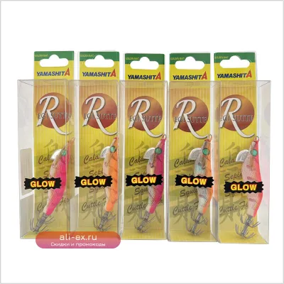 YAMASHITAASTIC Wooden Shrimp Squid Hook 3g/5g