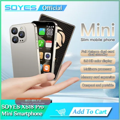 Смартфон SOYES XS18 Pro 2/16GB Android 9.0 Mini 3G с распознаванием по лицу