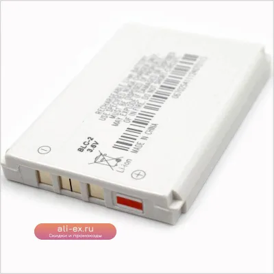Аккумулятор BLC-2 1000mAh для Nokia 3310, 3330, 3410, 3510, 5510, 3315, 3530, 3335, 3685, 3350, 6650, 6800