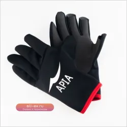Рыболовные перчатки APIA для мужчин, модель с тремя пальцами, утепленные, для осени и зимы