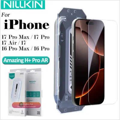Защитное стекло Nillkin AR 9H H+Pro для iPhone 17 Pro Max / 17 Air / 16 Pro Max / 16 Plus с 3D кромкой