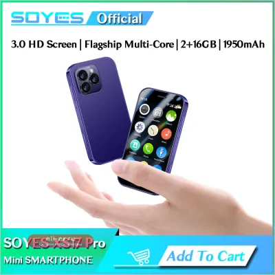 SOYES XS17 Pro Mini Смартфон 3" Android 9.0, 2 SIM, GPS, 2/16GB, Face ID, 1950mAh