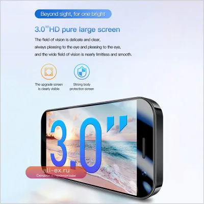 SOYES XS17 Pro Mini Смартфон 3" Android 9.0, 2 SIM, GPS, 2/16GB, Face ID, 1950mAh
