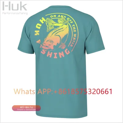 Мужская летняя рубашка для рыбалки HUK Gear с защитой от УФ
