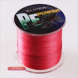 Леска плетеная DORISEA Hollow Core Extreme Braid 16 нитей 100-2000м 9-227кг красная