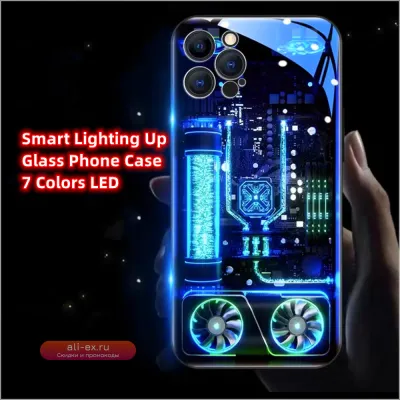 Чехол с LED подсветкой и звуковым контролем для Honor 200-30 Pro