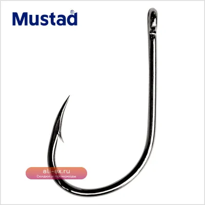 Крючки Mustad 10829 для глубоководной морской рыбалки, джиг-крючки для карпа, сельди, осетра