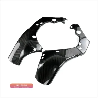 Защитная накладка на раму из 100% карбона для Kawasaki Ninja ZX10R/ZX10RR 2016-2023