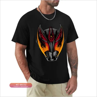 Футболка Kamen Rider Kiva из хлопка для мужчин