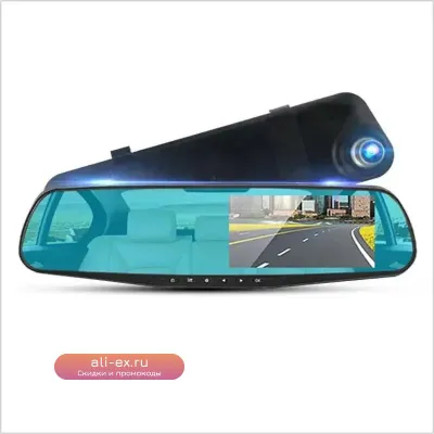 Автомобильный видеорегистратор Car Rear View Mirror Driving Recorder Front OR rear 4.3inch Single Recording 1080p with Reverse Image Car Accessories