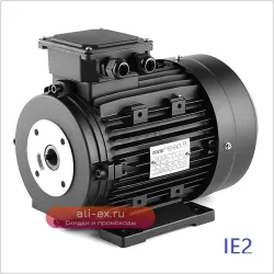 Электродвигатель HS 90L2-4 2.2 кВт 3 л.с. с полым валом для чистых машин