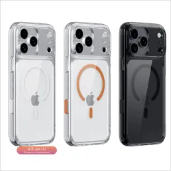 Прозрачный чехол Magsafe Original с кнопкой Active Touch для iPhone 17 / 17Pro / 17Pro Max с беспроводной зарядкой