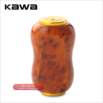 Красная ручка для спиннинговой и кастинговой катушки из сандалового дерева