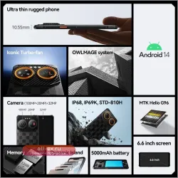 IIIF150 Air3 Прочный Смартфон 6.6" MTG G96 12/512GB 100MP Камера 30W NFC Android 14