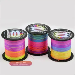 Леска YGK Xbraid Upgrade X8/X12 Fade Multicolor, 500м/300м