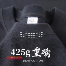Футболка унисекс из 100% хлопка 425г, короткий рукав, круглый ворот, однотонная, повседневная