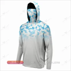 Удочка SPELISPOS с защитой от УФ-излучения, дышащая, с маской для лица