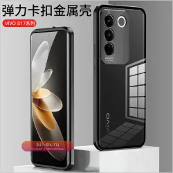 Чехол-бампер Metal Bumper с закаленным стеклом для Vivo V29 5G V2250
