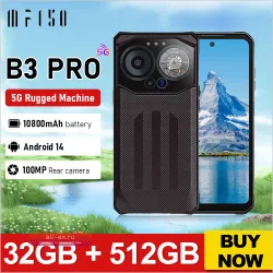 IIIF150 B3 Pro 5G: Ультратонкий смартфон Android 14 с батареей 10800 мАч, 16 ГБ ОЗУ, 512 ГБ ПЗУ, двойным дисплеем и камерой 100 Мп