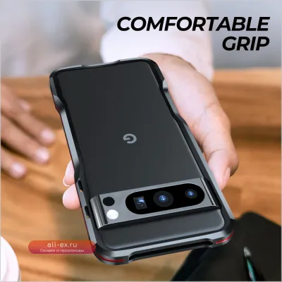 Чехол-бампер LUPHIE Luxury Aluminum Alloy для Google Pixel 8 Pro / Pixel 8