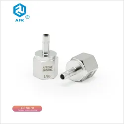 Переходник 1/4" NPT/G x 3/8" под сварку, нерж. сталь 316, внутренняя резьба
