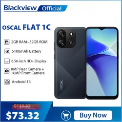 Смартфон Blackview OSCAL FLAT 1C Android 13 2/32GB 6.65" 4700mAh 4G