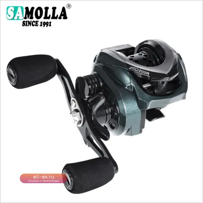 Рыболовная катушка Baitcasting 2023, высокоскоростная 7.2:1, 10кг, ультралегкая 180г, для пресной и соленой воды