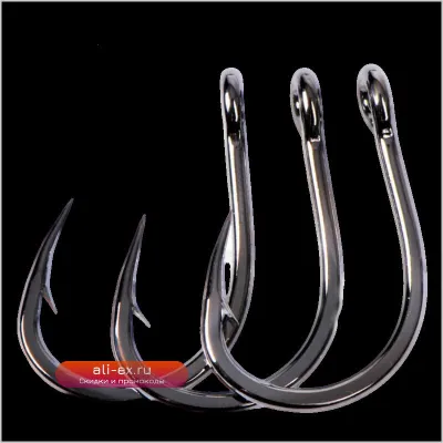 Морские крючки Mustad 10827 для тунца, 4X Strong, для наживки, высокоуглеродистая сталь