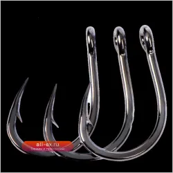 Морские крючки Mustad 10827 для тунца, 4X Strong, для наживки, высокоуглеродистая сталь