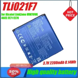 Аккумулятор 3.7V 2200mAh TLi021F7 для Alcatel LinkZone MW70VK/4GEE EE71/EE70/EE70VB/EE Mini 2