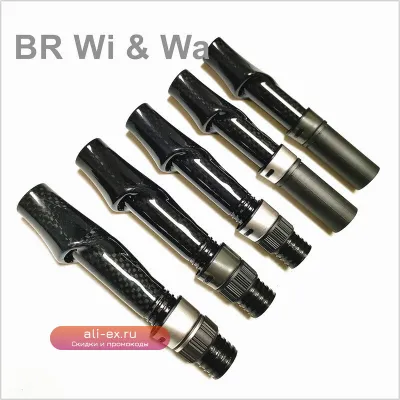 BR Wi & Wa Carbon Reel Seat 3K Woven Carbon Fiber FUJI Hood для спиннинговых и кастинговых удилищ