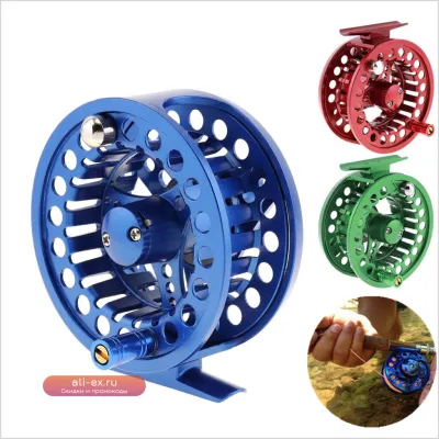 Катушка для нахлыста Full Metal 5/6 WT 2+1BB, 5кг/11lb, Large Arbor