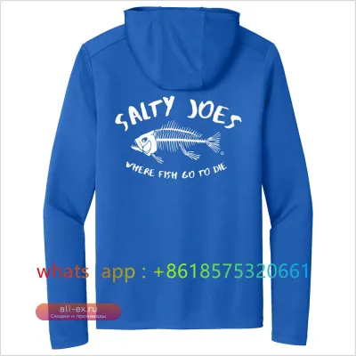 Футболка с длинным рукавом Salty Joe's для рыбалки и активного отдыха с защитой от УФ