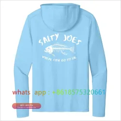 Футболка с длинным рукавом Salty Joe's для рыбалки и активного отдыха с защитой от УФ