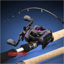 Спиннинг для морской рыбалки Slow Jigging 1.95м, легкий, с усиленной рукояткой