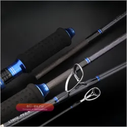 Удилище Solid Carbon для профессиональной морской рыбалки с катушкой Slow Jigging