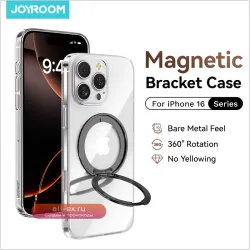 Чехол-подставка Joyroom Magnetic Bracket для iPhone 16 Pro Max с магнитной зарядкой 360°